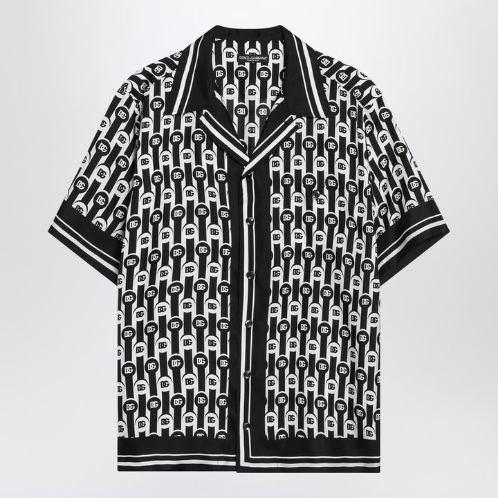 Dolce & Gabbana Printed silk twill Hawaii shirt