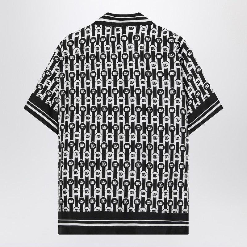 Dolce & Gabbana Printed silk twill Hawaii shirt