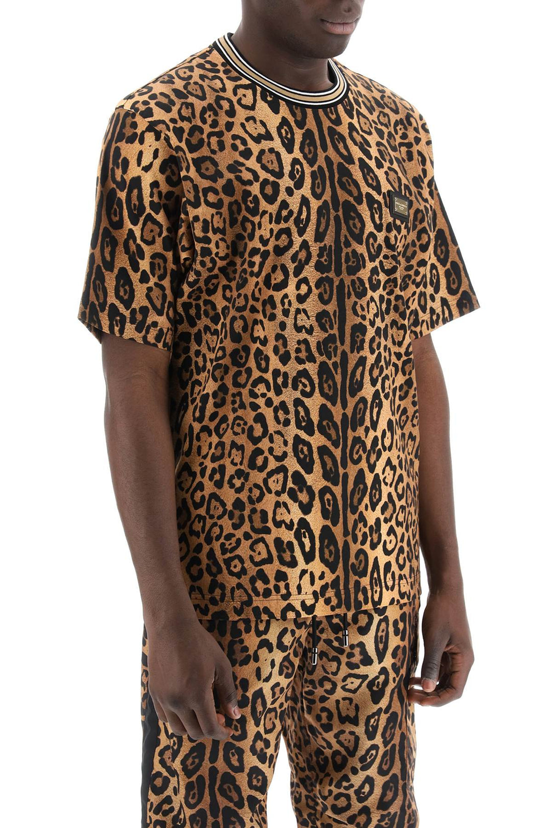 Dolce & Gabbana leopard print t-shirt with