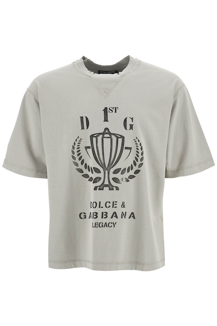 Dolce & Gabbana Oversized Printed T-Shirt