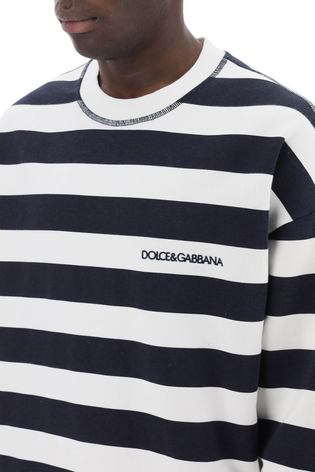 Dolce & Gabbana striped sweatshirt