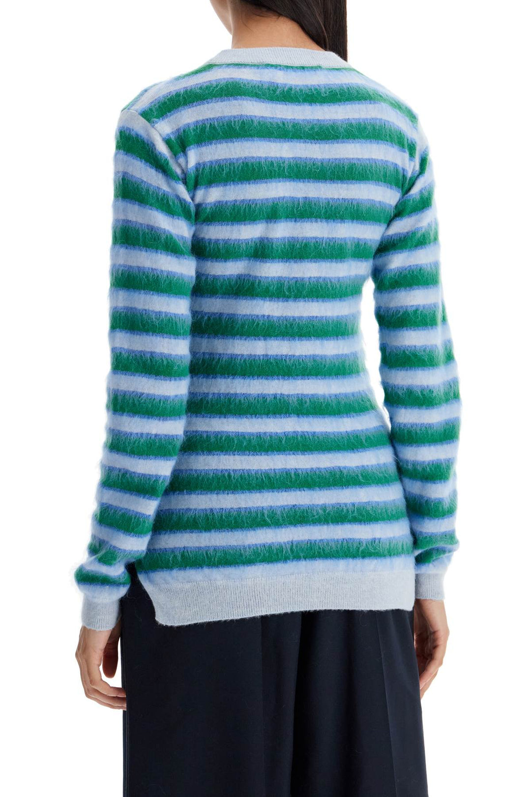 Marni striped crewneck pullover