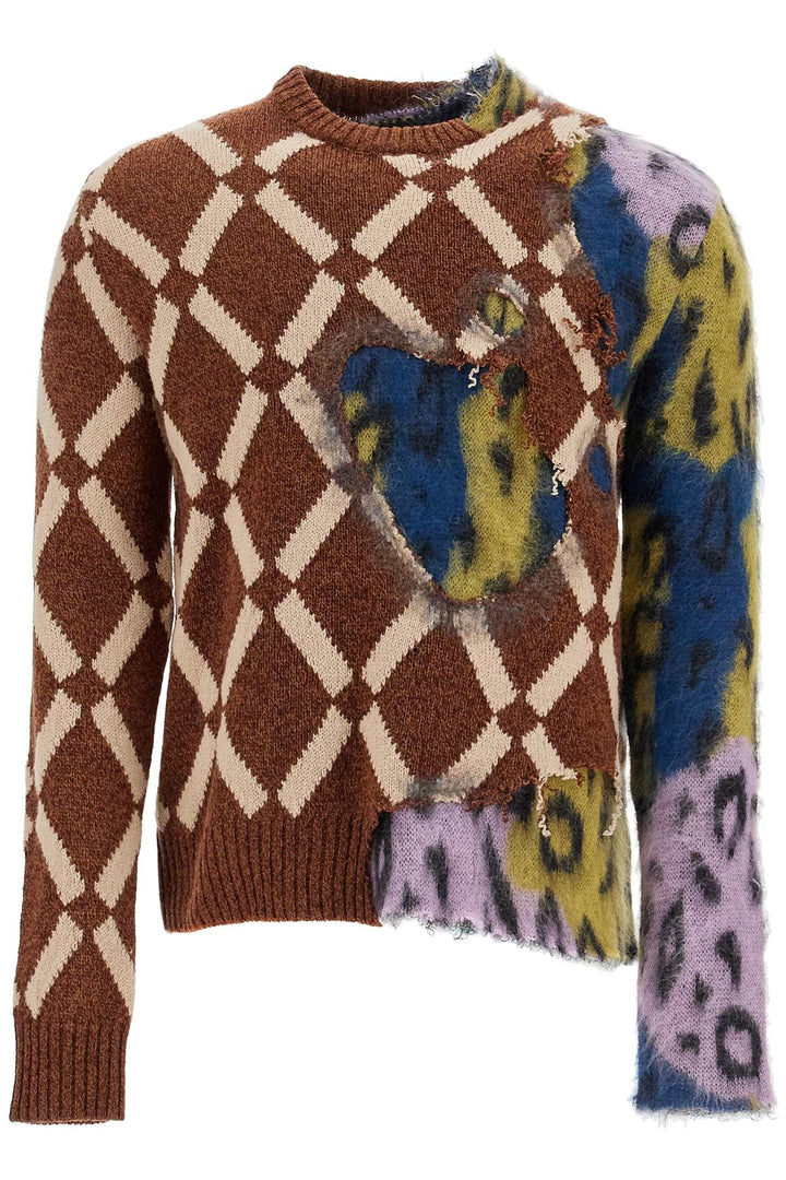 Marni two-in-one wool and mohair sweater