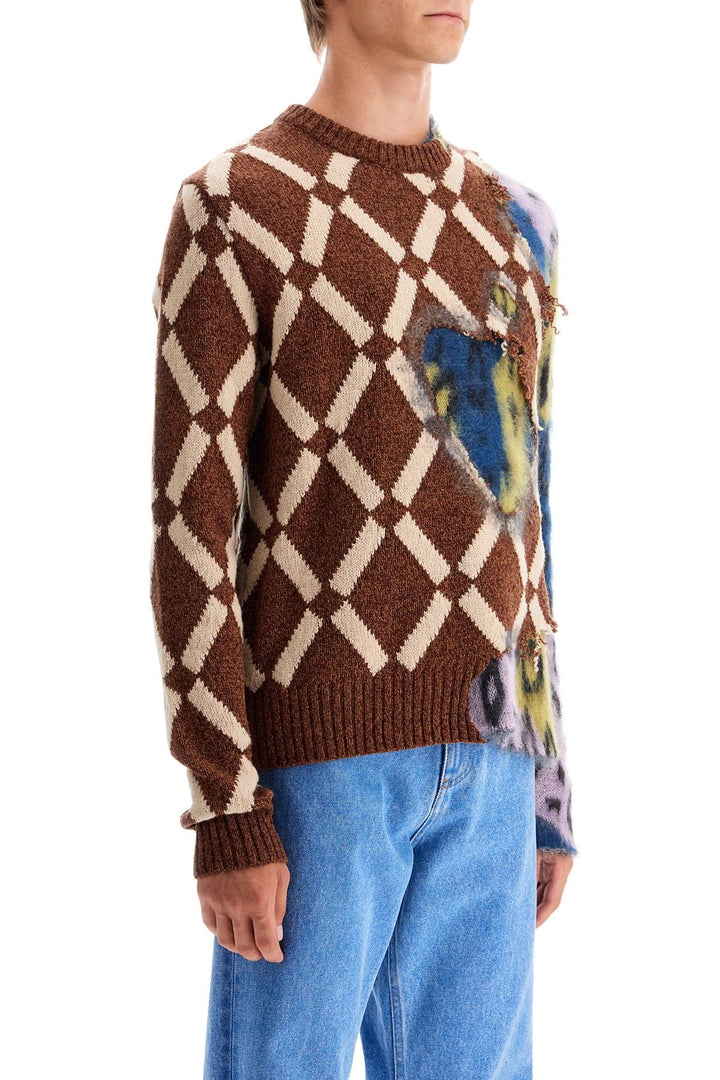 Marni two-in-one wool and mohair sweater