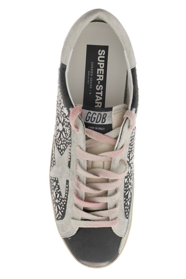 Golden Goose super-star studded sneakers with