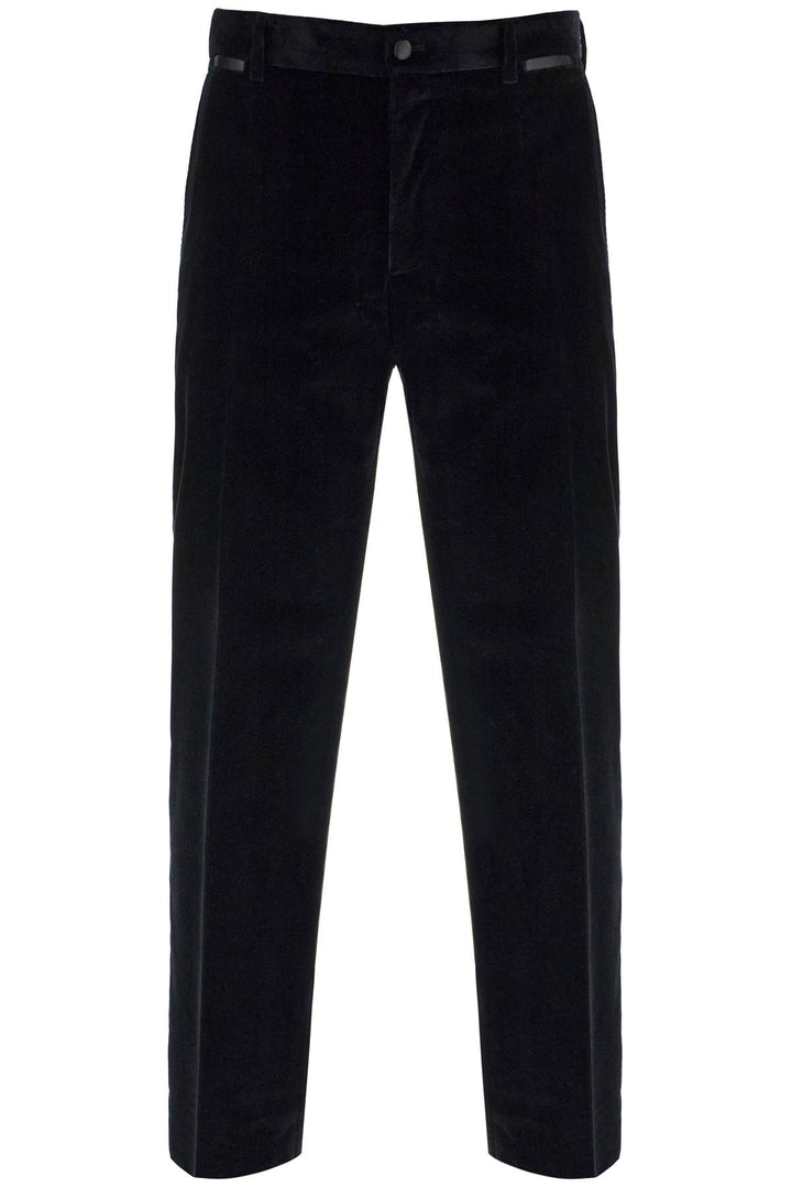 Dolce & Gabbana Velvet Tuxedo Pants