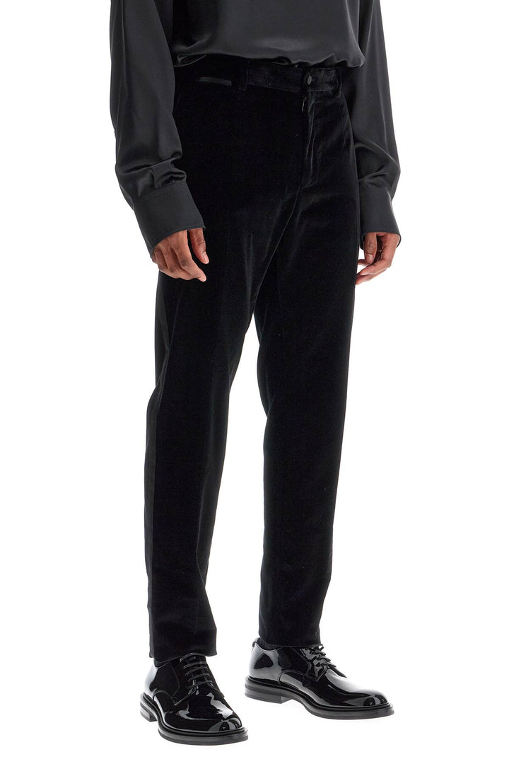 Dolce & Gabbana Velvet Tuxedo Pants