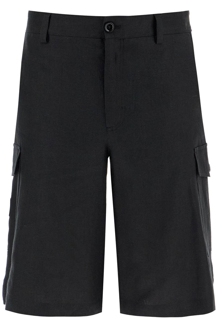 Dolce & Gabbana linen cargo bermuda shorts