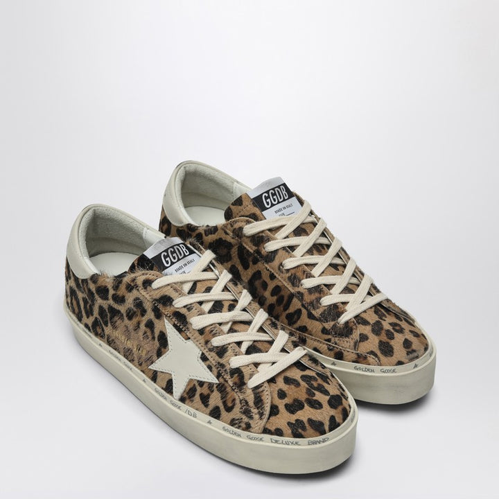 Golden Goose Hi Star leopard print sneakers