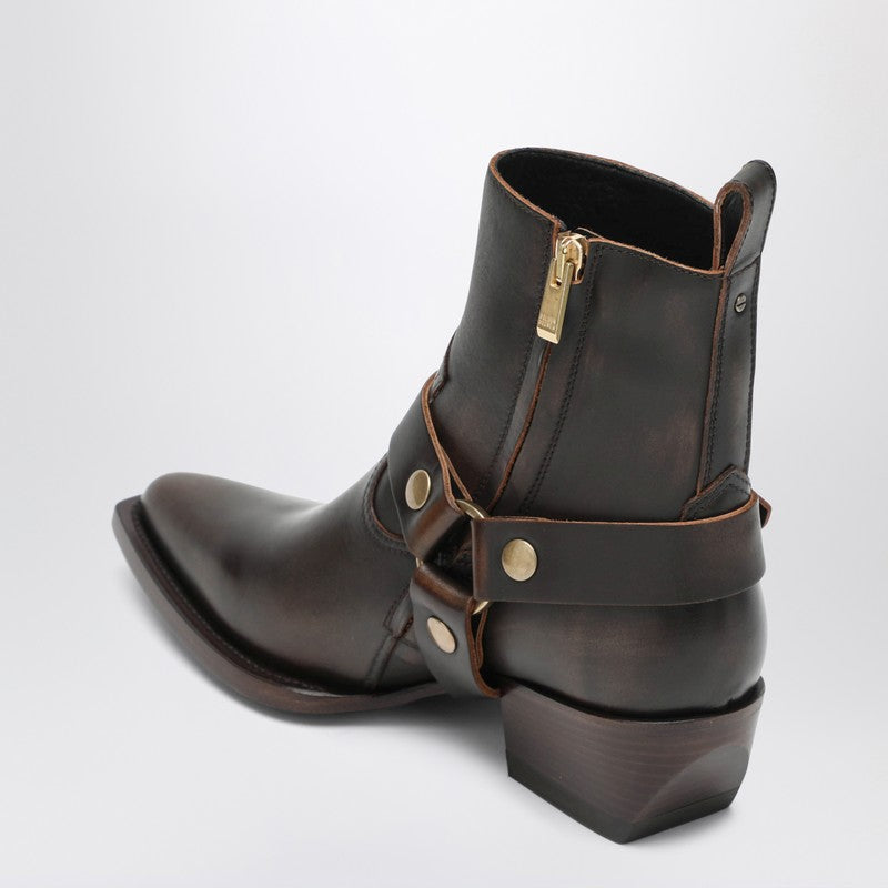Golden Goose Debbie boots with removable buckle