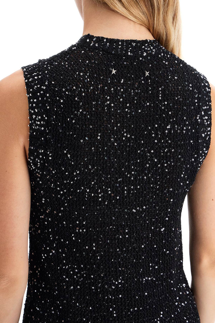 Golden Goose knitted vest with sequins