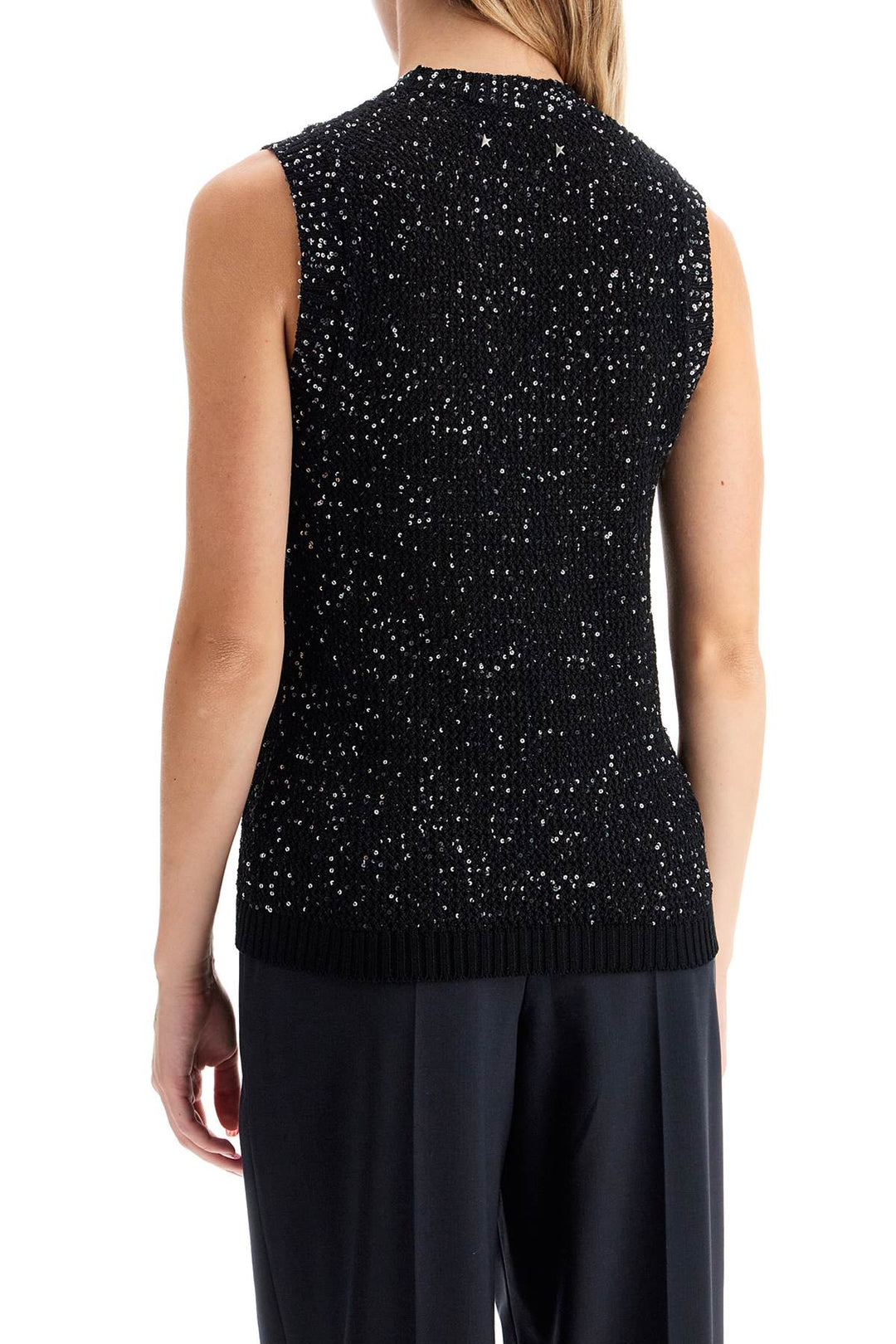 Golden Goose knitted vest with sequins