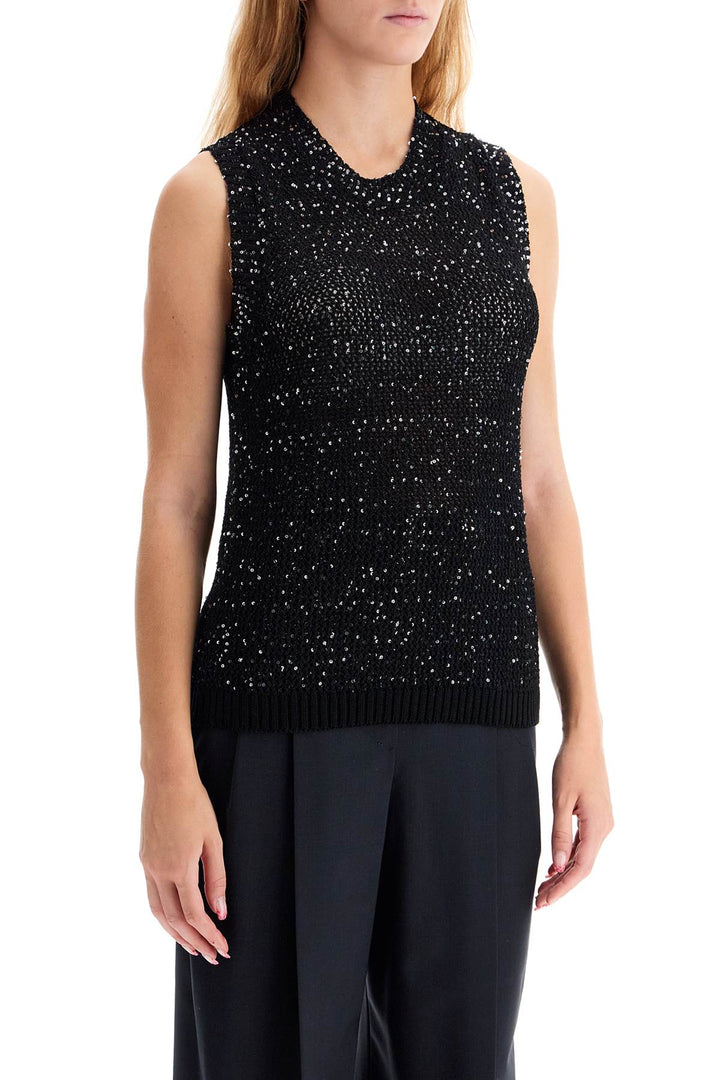 Golden Goose knitted vest with sequins