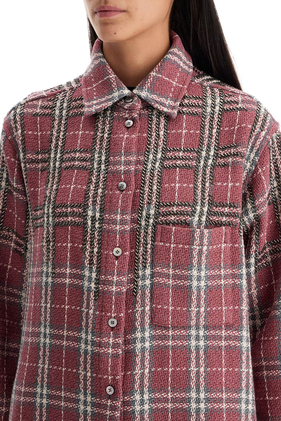 Golden Goose tweed overshirt