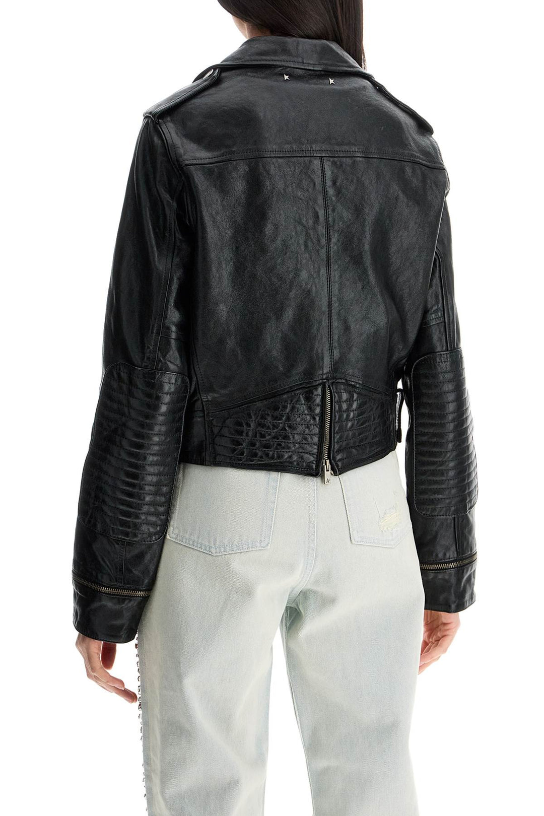 Golden Goose ssheepskin biker jacket