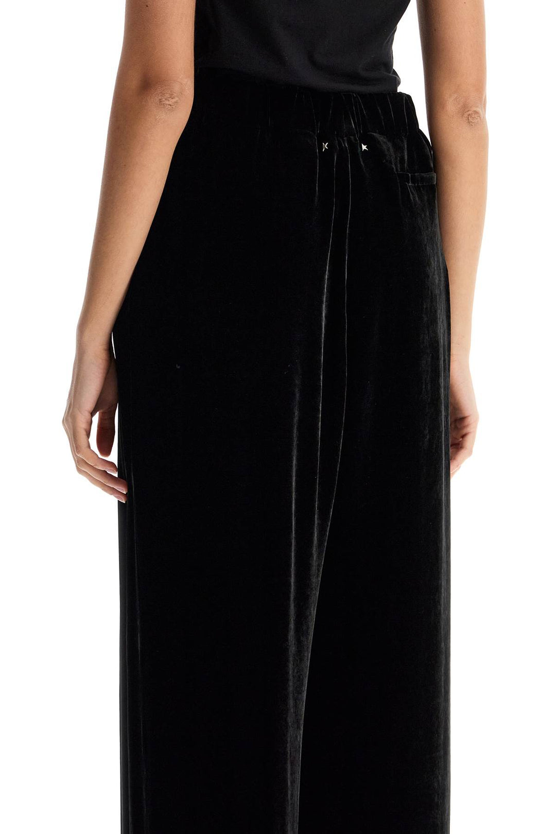 Golden Goose high-waisted wide-leg velvet pants