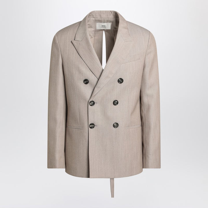 Ami Paris Double-breasted wool jacket