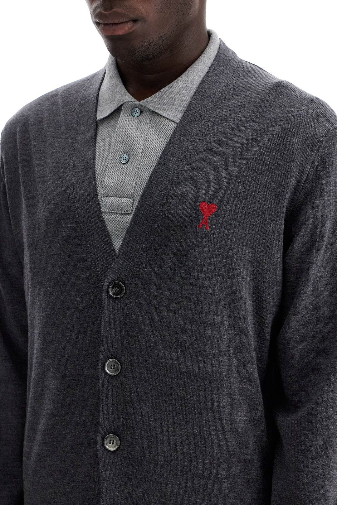 Ami Alexandre Matiussi wool cardigan