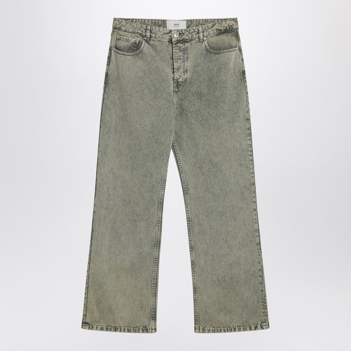 Ami Paris Laurel faded effect jeans