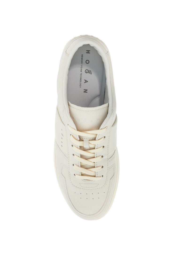 HOGAN suede leather H-TV sneakers.