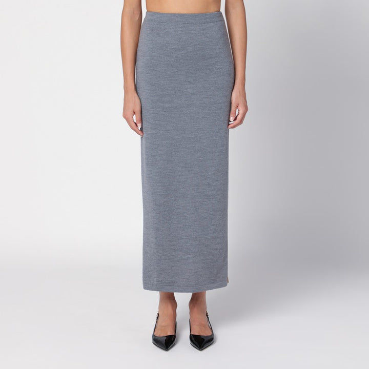 Moschino wool long skirt