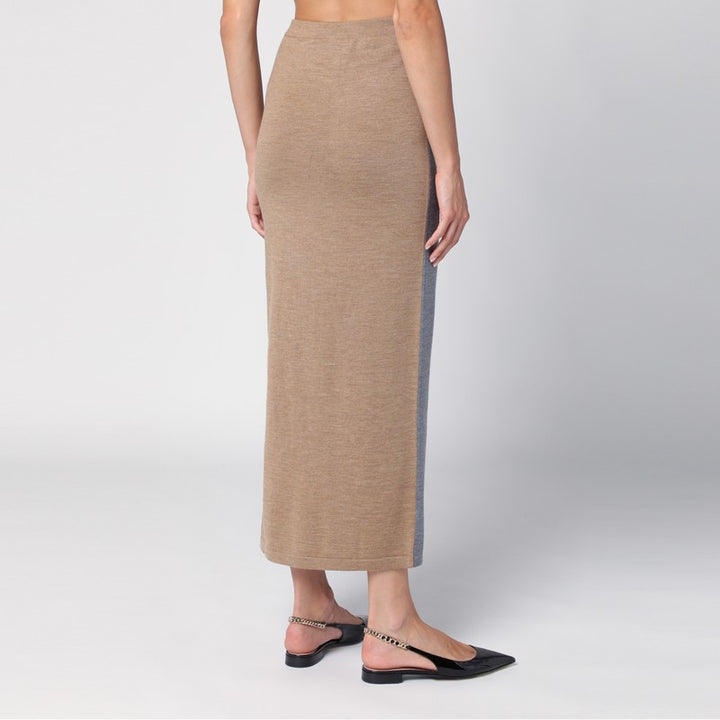 Moschino wool long skirt