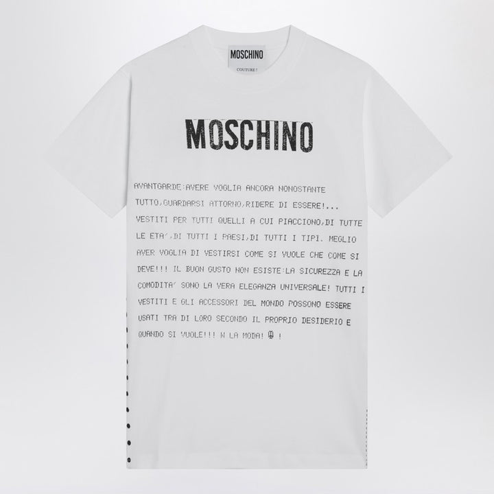 Moschino cotton T-shirt with logo