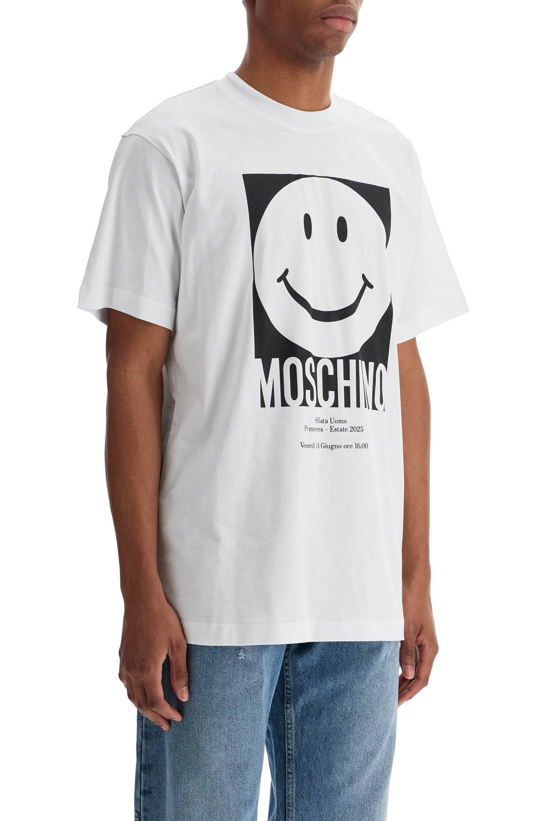 Moschino smiley print t-shirt