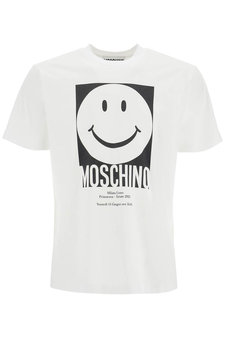 Moschino smiley print t-shirt