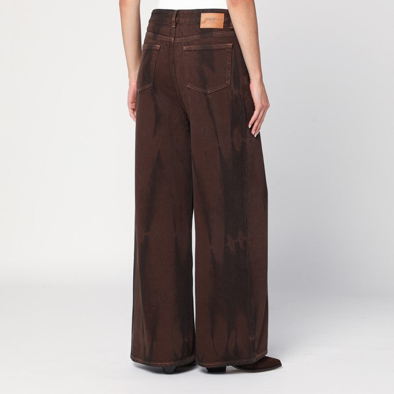 GANNI Wide-leg jeans
