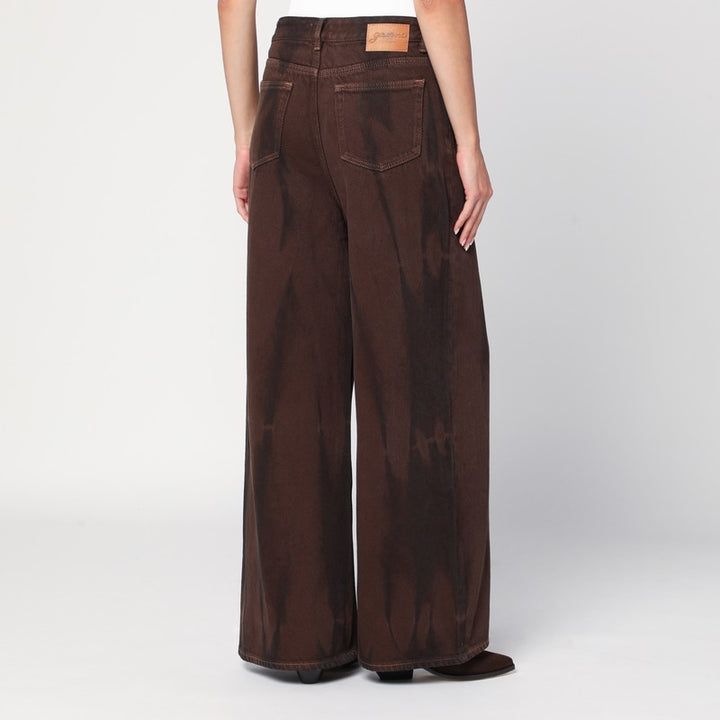 GANNI Wide-leg jeans