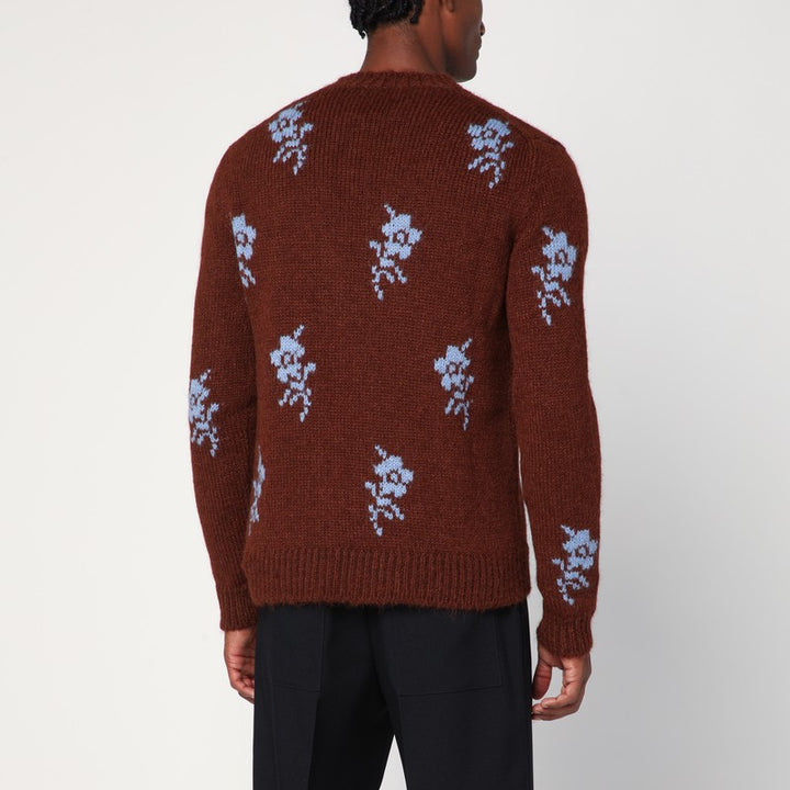 Jil Sander alpaca sweater with embroidery