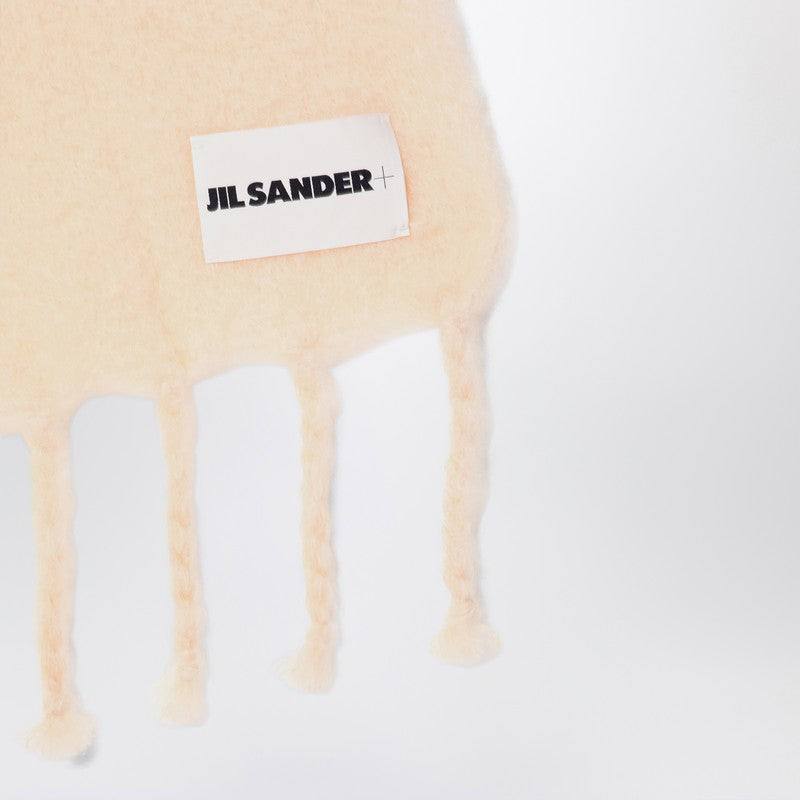 Jil Sander mohair blend scarf