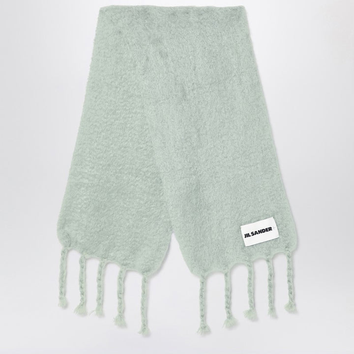 Jil Sander mohair blend scarf