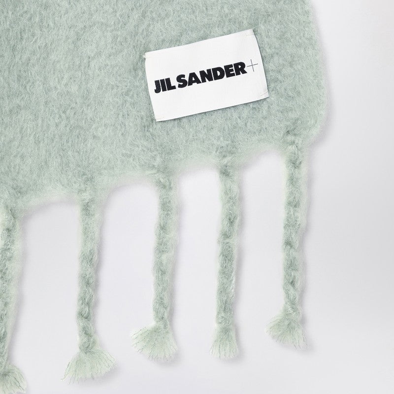Jil Sander mohair blend scarf
