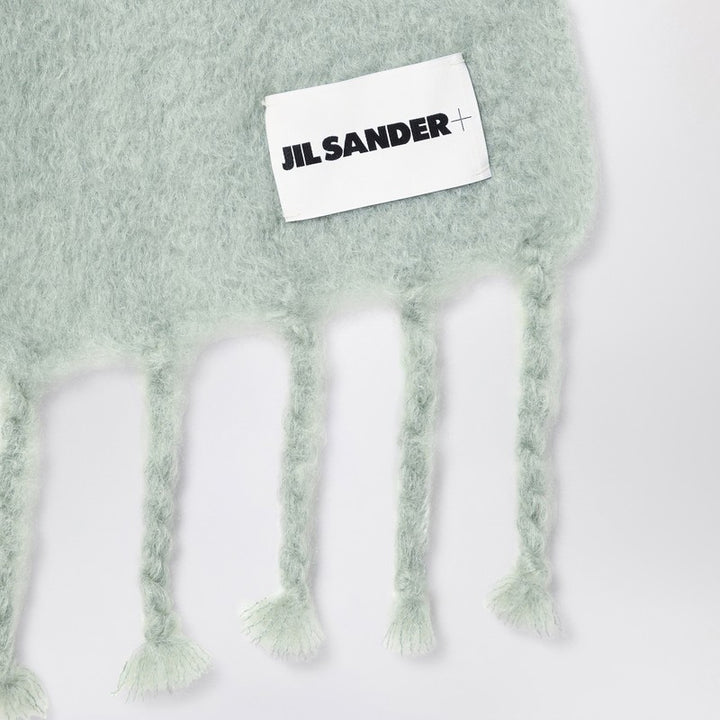 Jil Sander mohair blend scarf