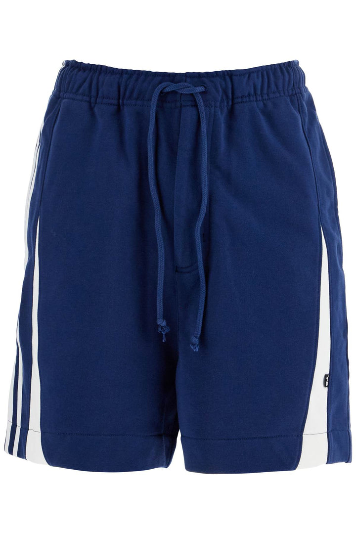 Y-3 blue cotton shorts