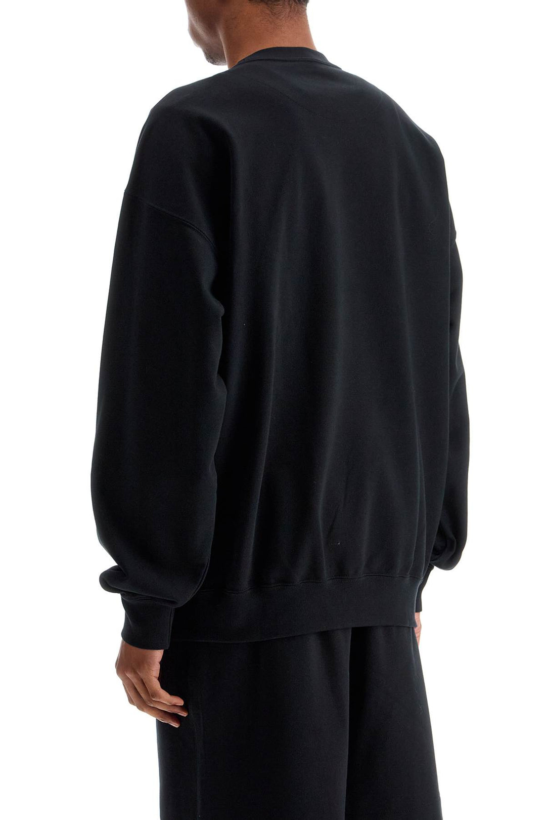 Y-3 black cotton sweatshirt