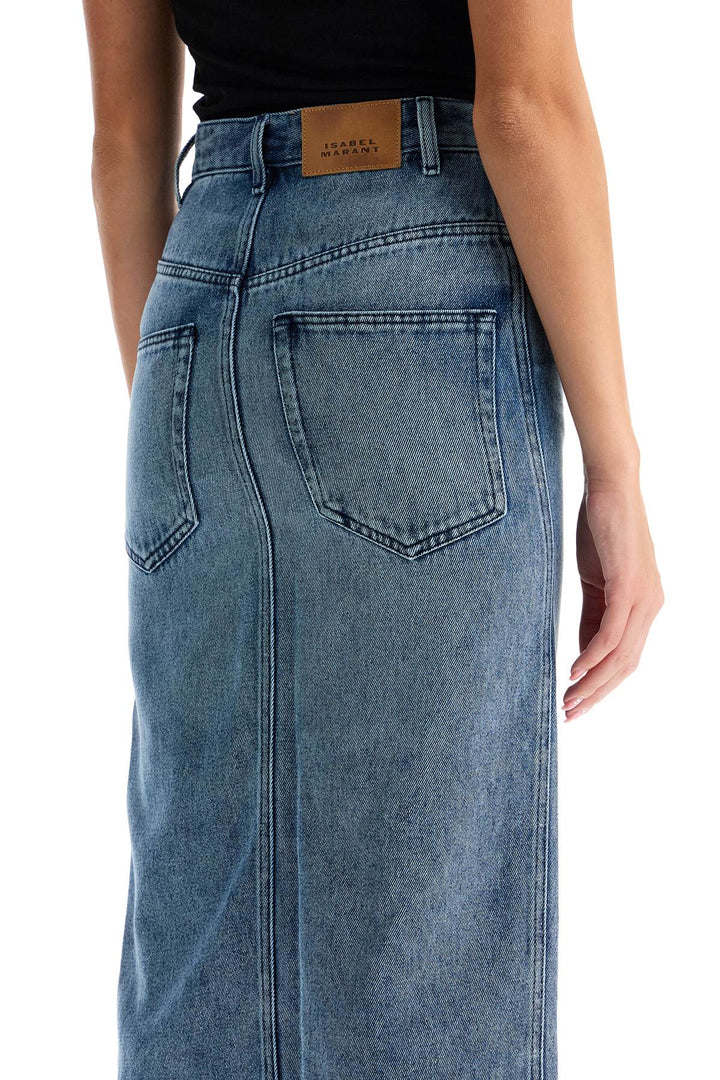 Isabel Marant midi denim skirt