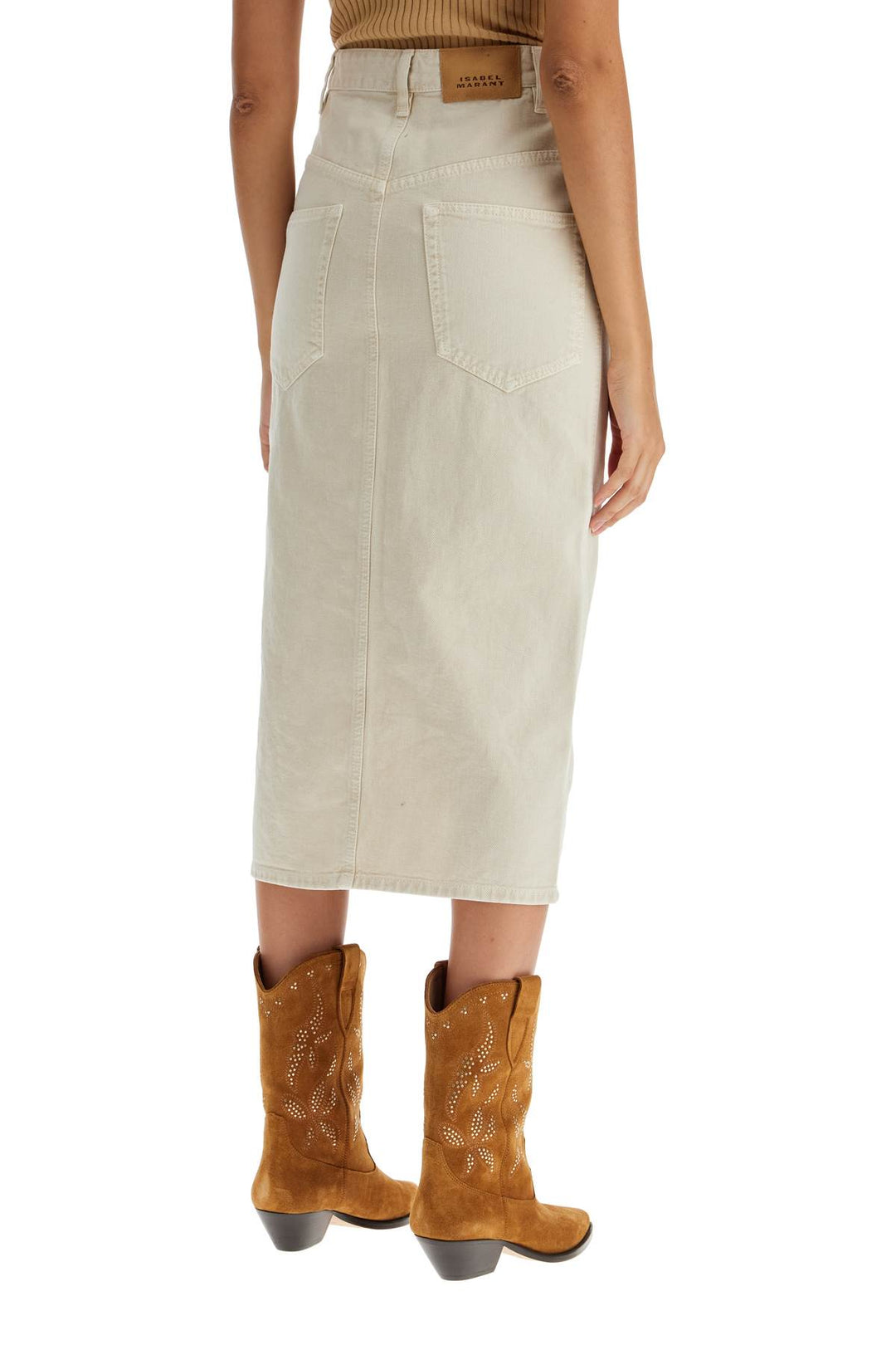 Isabel Marant Etoile denim vandy skirt