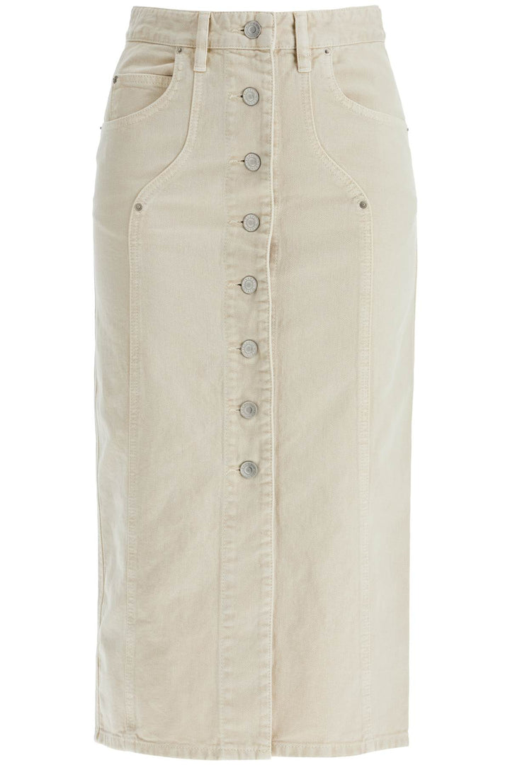 Isabel Marant Etoile denim vandy skirt for