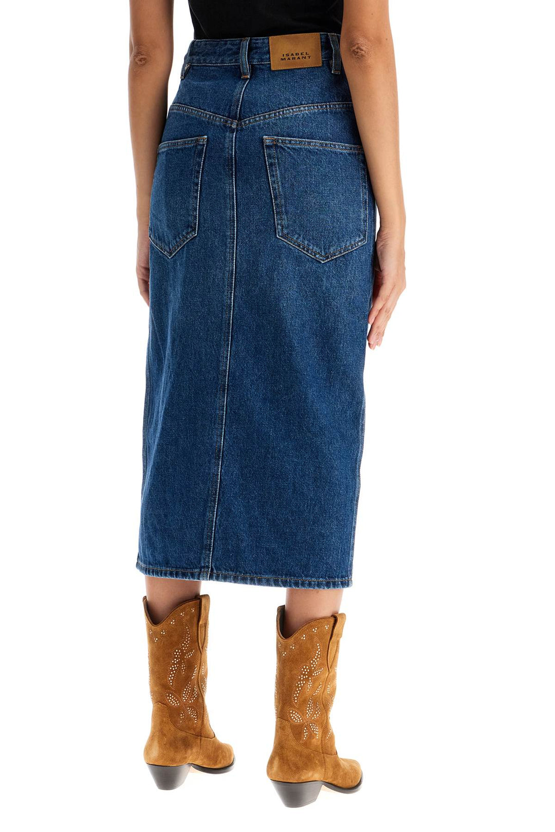 Isabel Marant Etoile denim vandy skirt