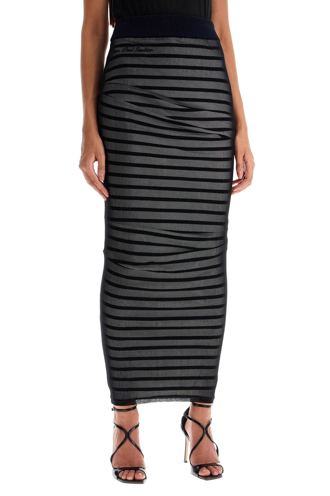 JEAN PAUL GAULTIER striped skirt