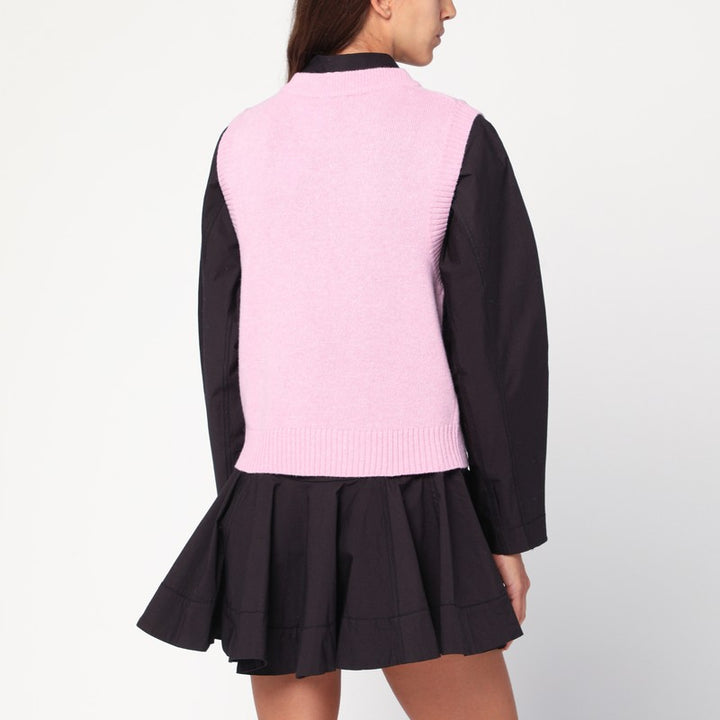 GANNI wool-blend vest