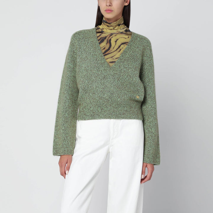 GANNI wool-blend sweater