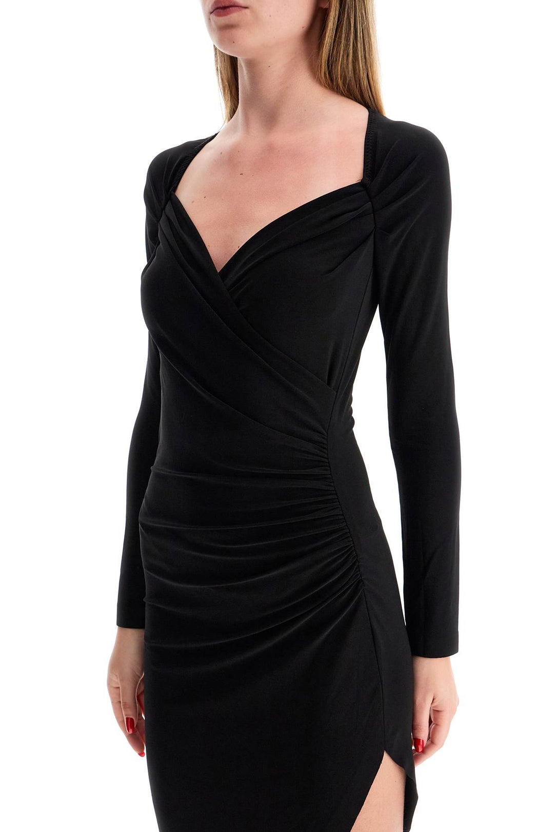 Norma Kamali asymmetric jersey dress