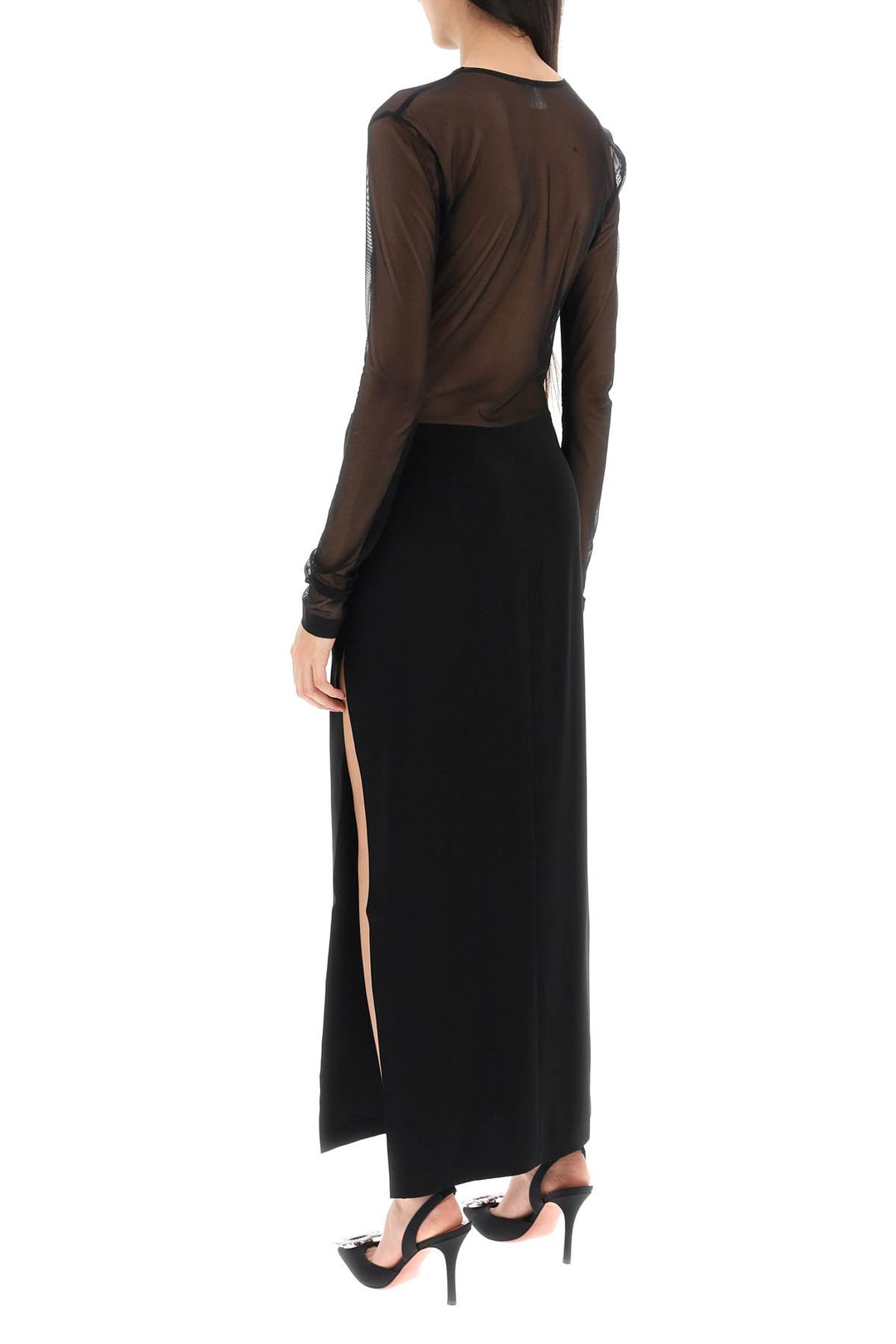 Norma Kamali dash dash maxi dress