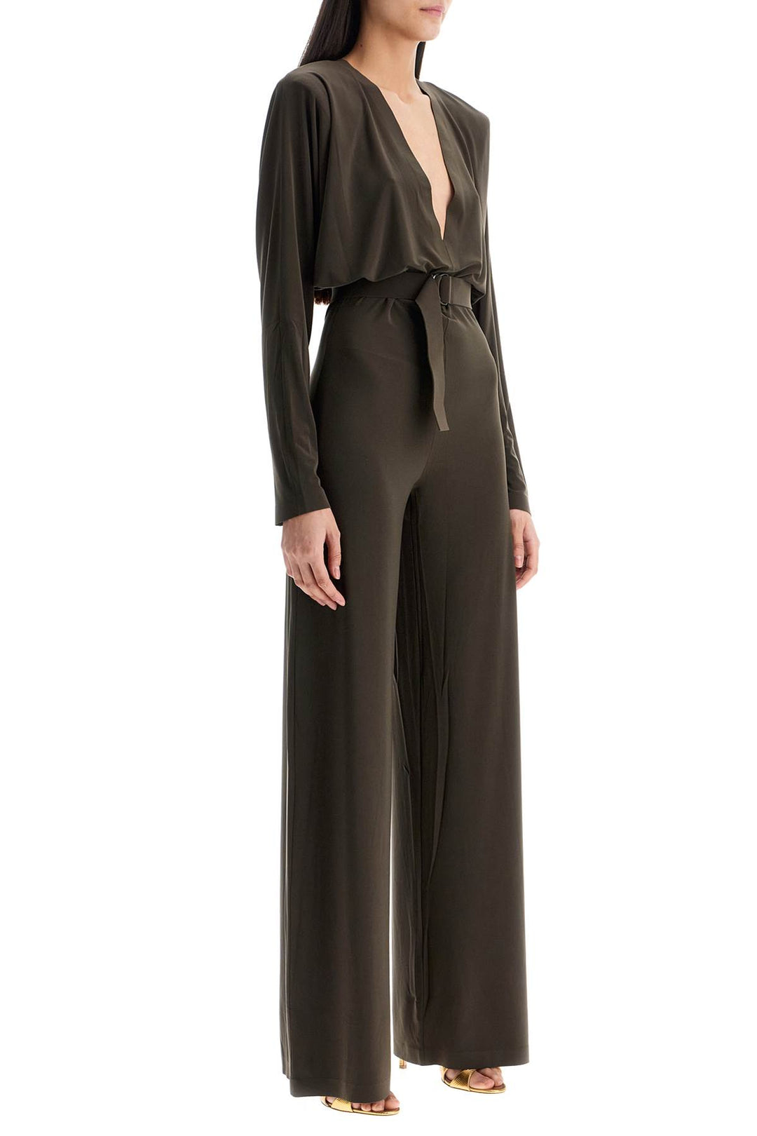 Norma Kamali v-neck jumpsuit