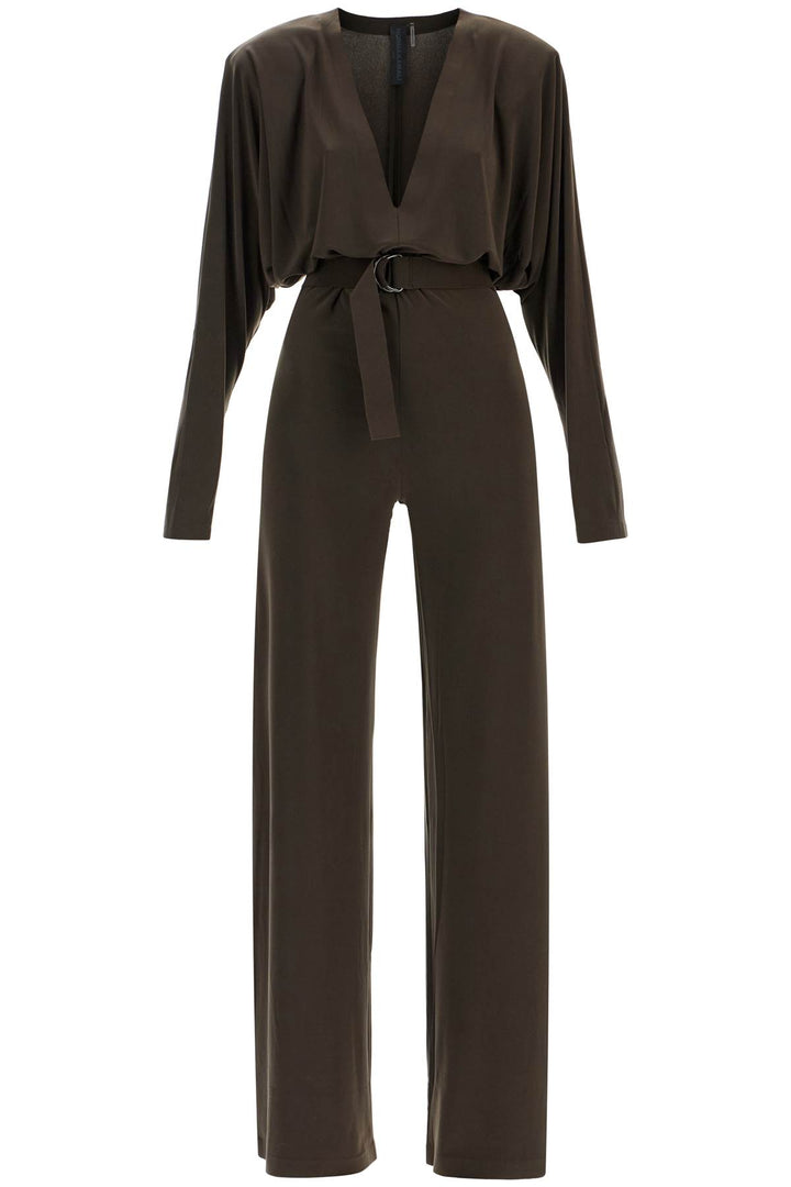 Norma Kamali v-neck jumpsuit