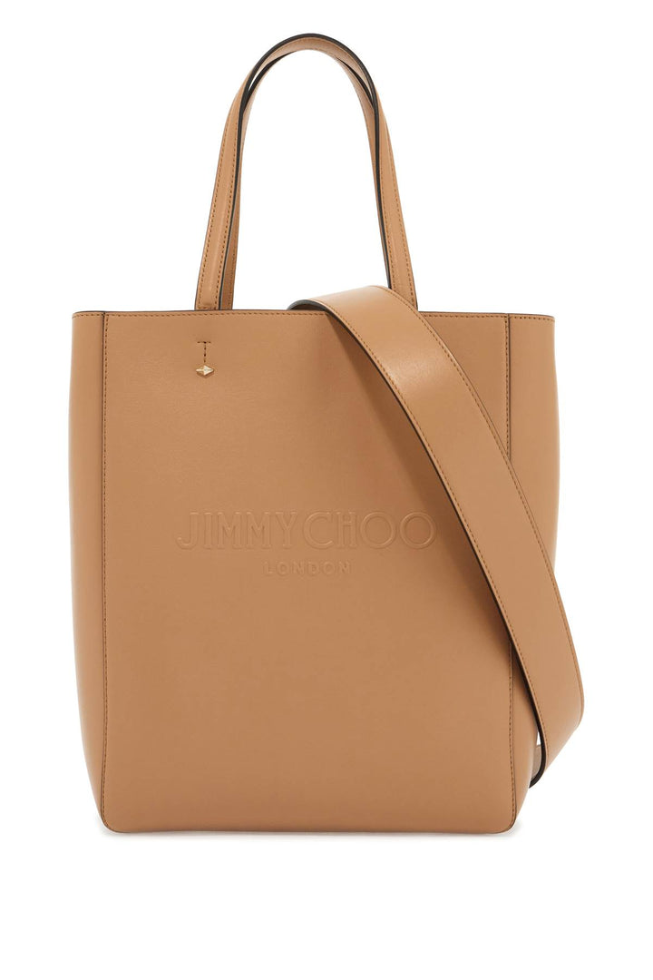 Jimmy Choo smooth leather lenny tote bag.